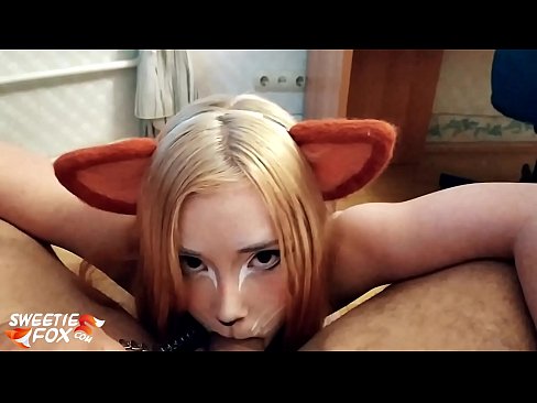 ❤️ E folo e Kitsune le titi ma le cum i lona gutu Pono fa'afafine ❌